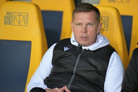 Tréner Slovenska Jaroslav Kentoš počas kvalifikačného zápasu ME 2027 hráčov do 21 rokov proti Moldavsku.