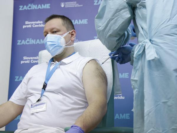 The COVID-19 vaccination rollout began in Bratislava on December 27.