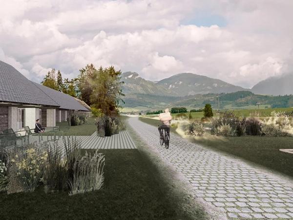 Visualisation of future possible use of barns