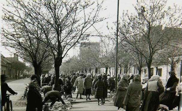 Trhy na Paulínskej, okolo 1970