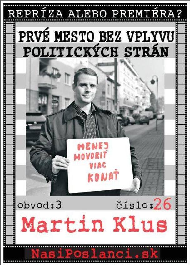 Martin Klus v komunálnych voľbách 2014