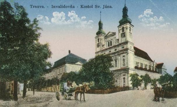 Jedna z mnohých pohľadníc Trnavy