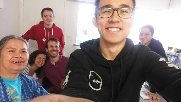 Marlene, Miriam, Ja, Carlos, Simen, Yoban