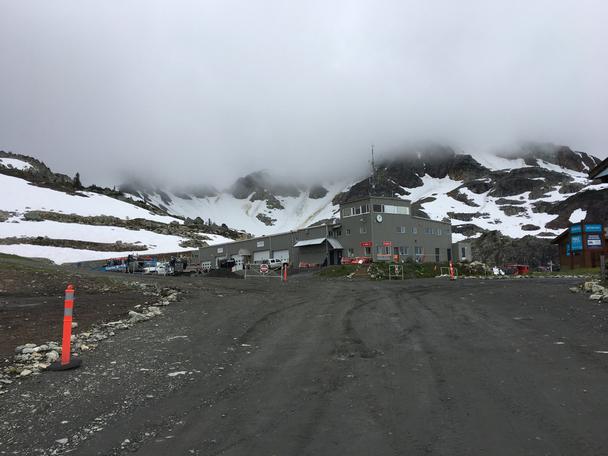 Stanica lanovky na kopci Whistler