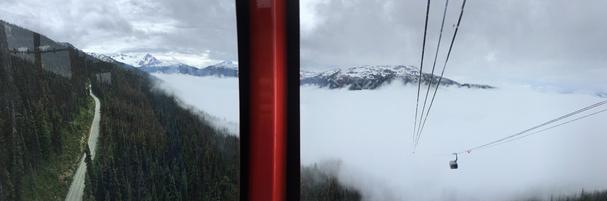 Výhľad smerom na kopec Whistler