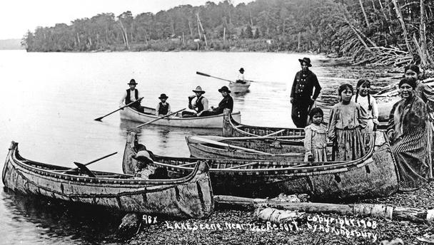 Indiáni kmeňa Odjibwa, Kanada 1908