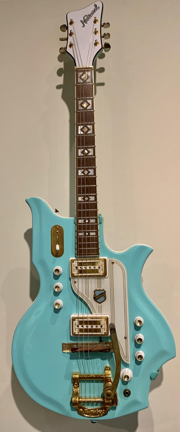 Elektrická gitara model Glenwood 99 z roku 1964.