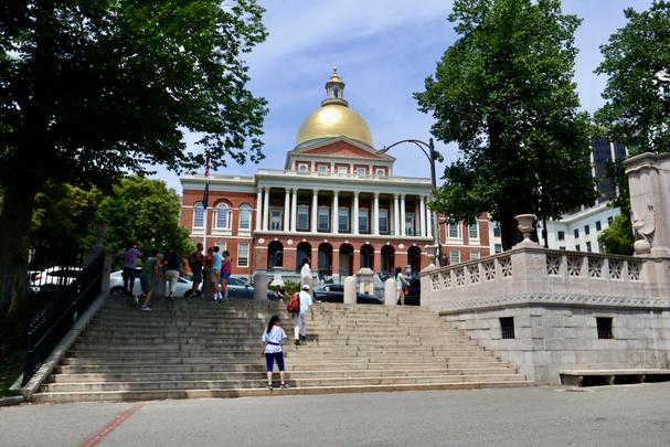 Massachusetts State House.