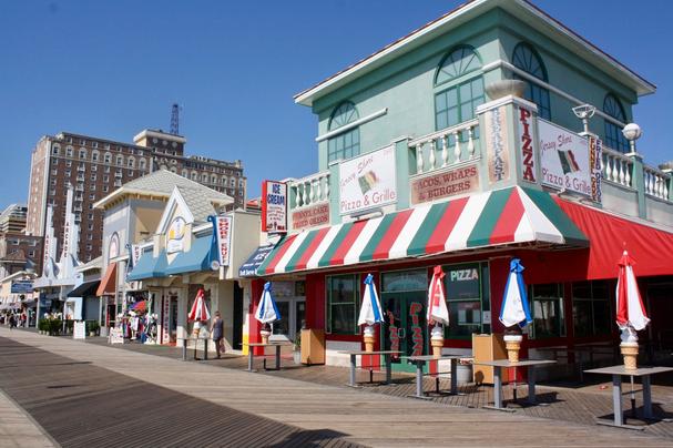 Promenáda v Atlantic City