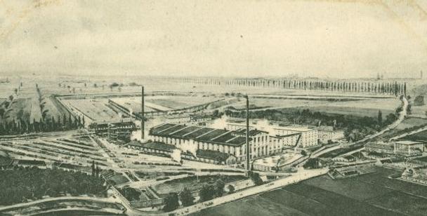 Cukrovar, pohľadnica okolo r. 1900
