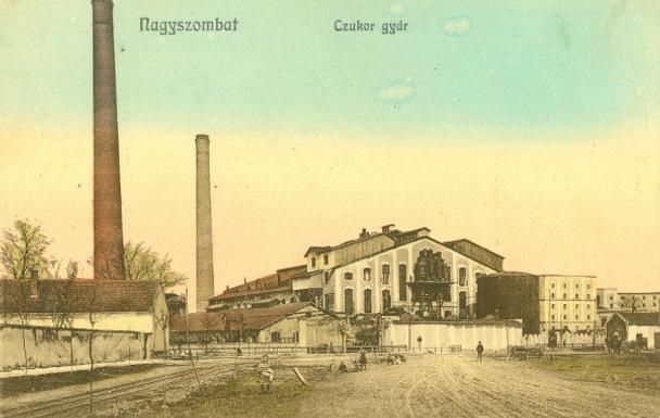 Cukrovar, pohľadnica pred r. 1918