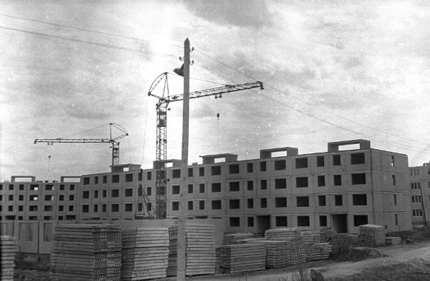 Výstavba sídliska Prednádražie I - ulica Gejzu Dusíka