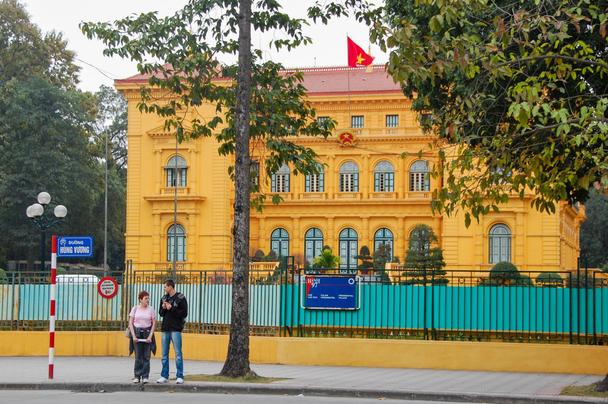 Prezidentský palác v Hanoji.