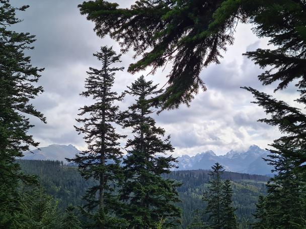 Nad mestom Zakopane.