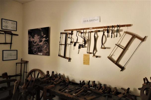 Stolárstvo. Expozícia pukanskej histórie.