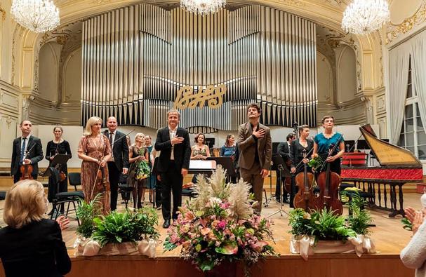 zľava Laurence Paugam, Jean-Christophe Spinosi, Jakub-Józef Orliński, Ensemble Matheus