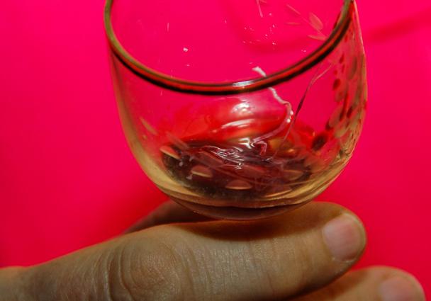 Z tela hada sa do pohárika s troškou alkoholu vylúpne hadie srdce, je to top delikatesa. Srdce bude ešte dlho pulzovať tak, ako keby bolo v tele. Hadie srdce je najcennejším kúskom z hada, preto by ho mal zjesť najváženejší muž pri hodovacom stole.