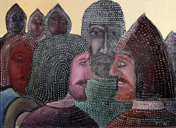 Bojovníci I./tempera 1996