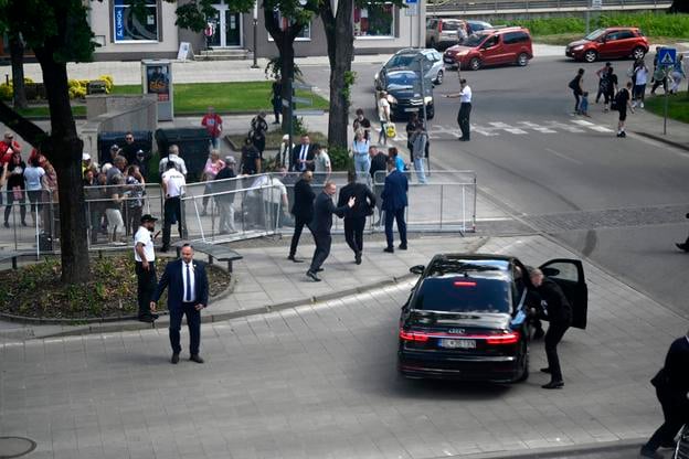 The scene of the shooting. 