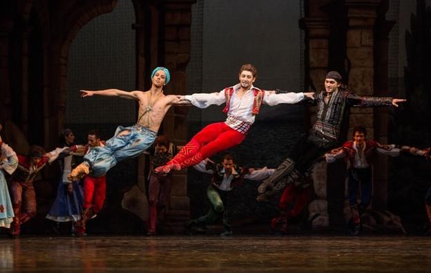 A scene from The Corsaire, a ballet that premiered last season.