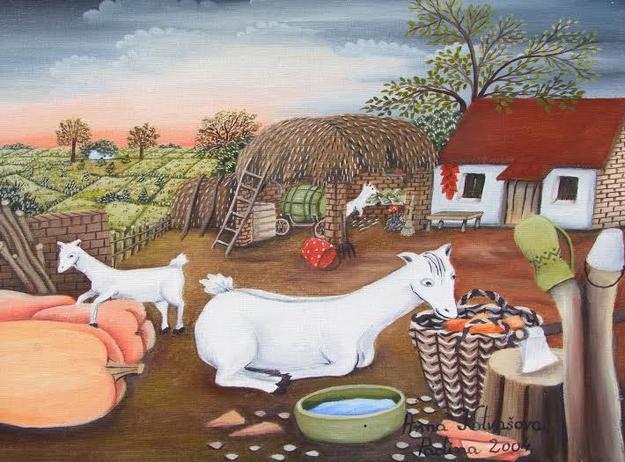 Naive Art from Kovačica, Anna Kotvášová 