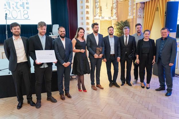 The winning team of the Vallo Sadovsky Architects studio 
