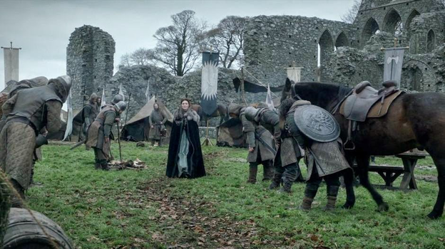 Catelyn and Robb Stark first hear of Eddard’s death