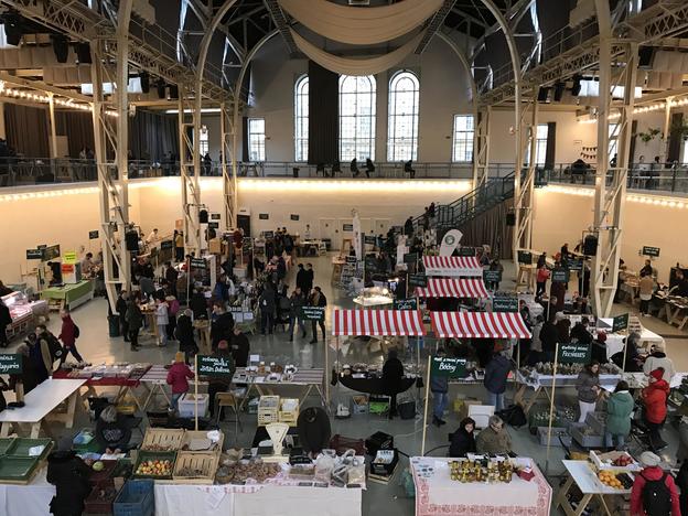 Market in the city