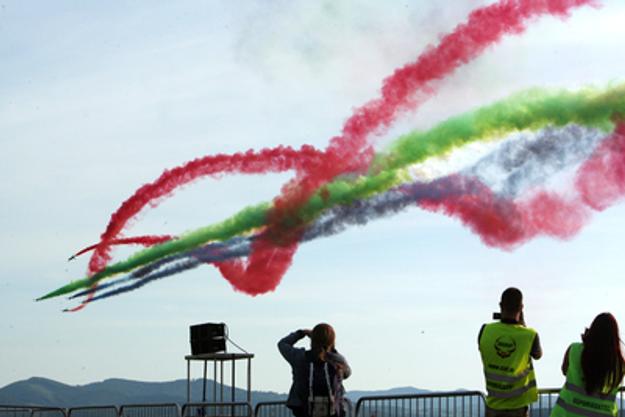The SIAF 2017 air show at Sliač air base.