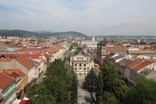 Košice is the largest city in eastern Slovakia.