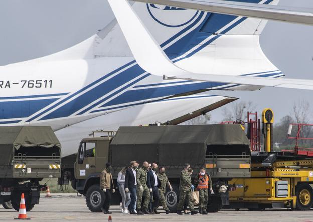 A plane from China delivered further medical material to Slovakia on March 13.