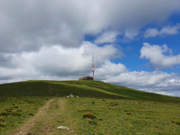 The transmitter on Kráľova Hoľa.