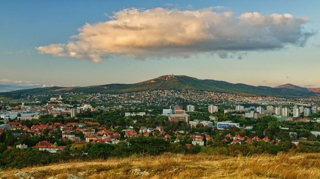 A view of Nitra from one of the seven hills that the city is built on.