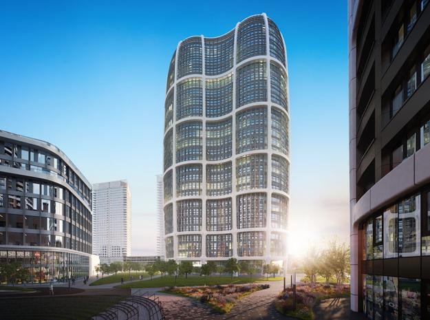 The visualisation of Sky Park Tower