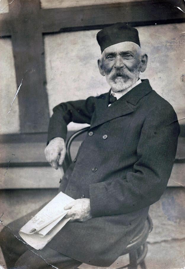 Gregory Stein's great-great grandfather, Moritz Stein, who was born in the village of Liptovský Ondrej near the town of Liptovský Mikuláš around 1840. He was an inn keeper. He and his wife are buried in Poprad.