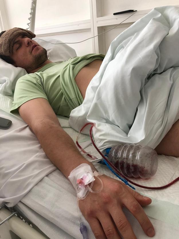 Andrej Šťastný po jednom zo zákrokov.