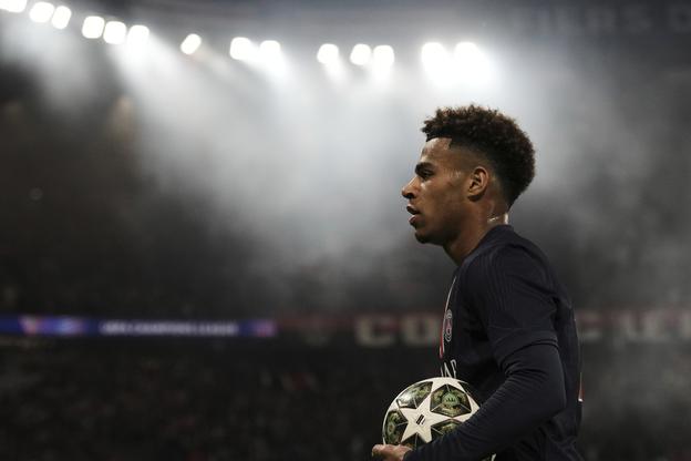 Hráč PSG Desire Doue.