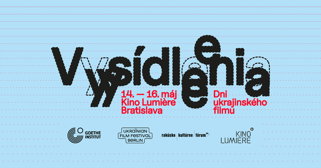 Афіша Дні українського кіно у Братиславі під назвою "Vysídlenia"