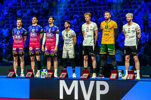 Najlepší hráči na Final Four v Lodži.