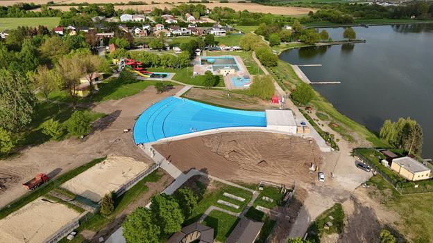 Rimavská Sobota’s latest attraction is a sprawling, 70-by-60-metre artificial wave pool.