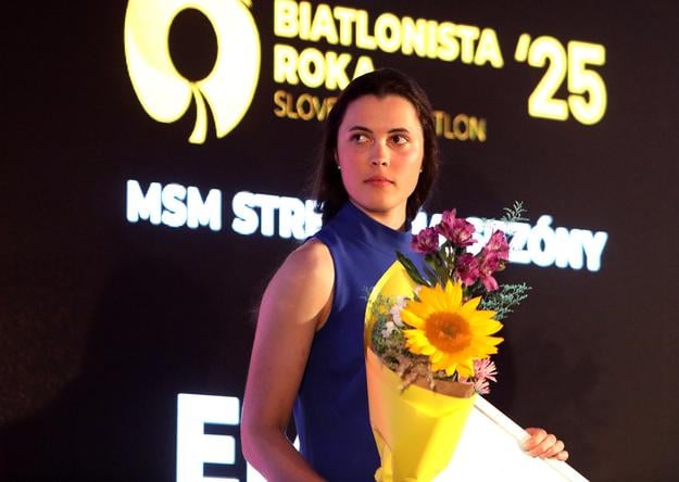 Biatlonistka Ema Kapustová získala ocenenie Strelec sezóny počas galavečera TIPOS Biatlonista roka 2025.