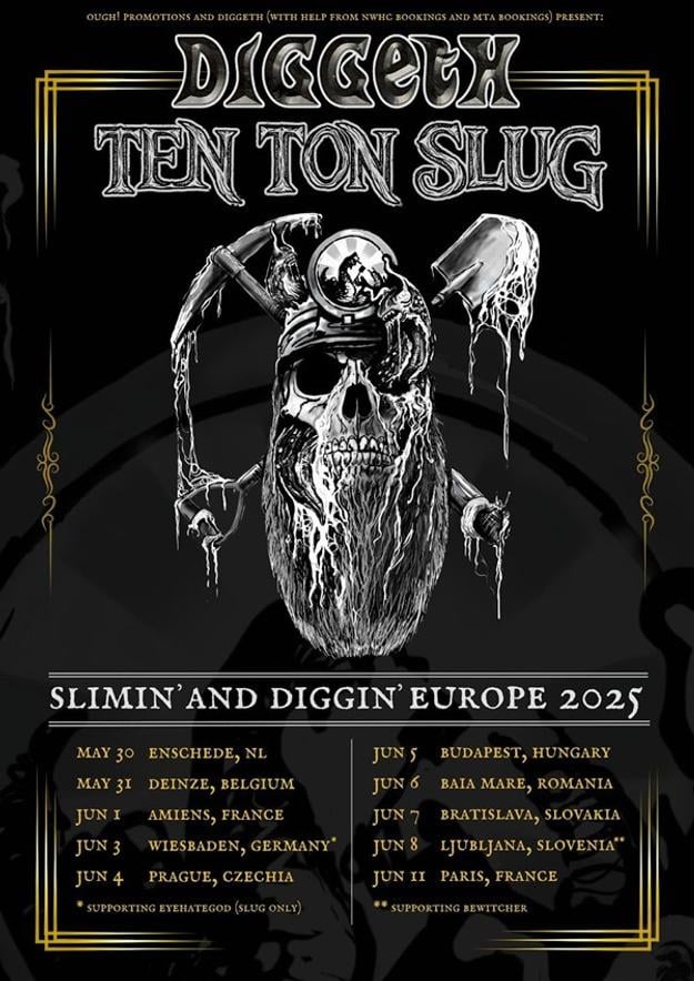 Dates on the Slimin' and Diggin' tour.