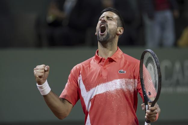 Na snímke srbský tenista Novak Djokovič.