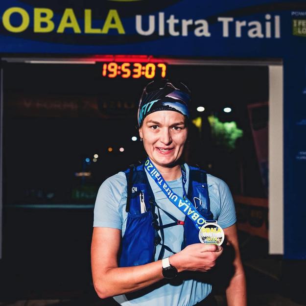 Nikola Čorbová at a triathlon in Slovenia in November 2024.