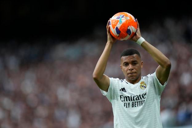 Kylian Mbappe v poslednom kole La Ligy.