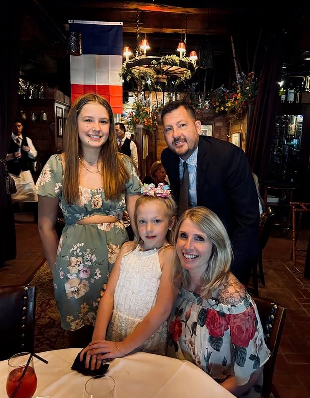 Benjamin Demko and his family.