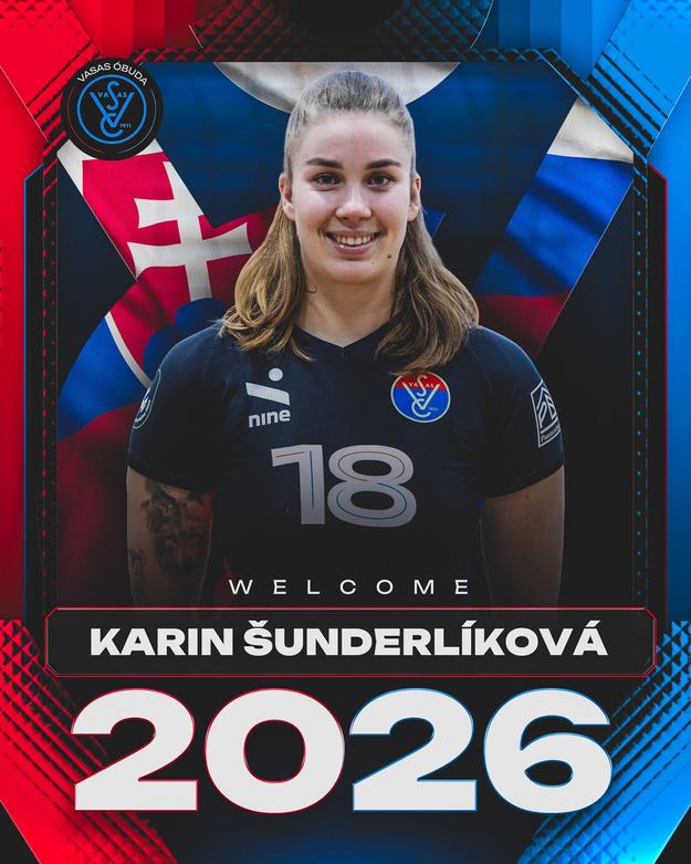 Karin Šunderlíková je novou posilou Vasasu Budapešť.