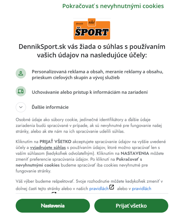 cookie súhlas gdpr