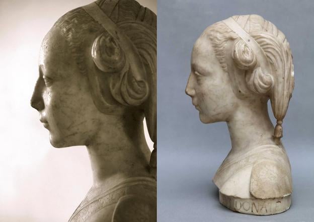 A marble bust believed to depict Cecilia Gonzaga is thought to be the work of Renaissance master Donatello.