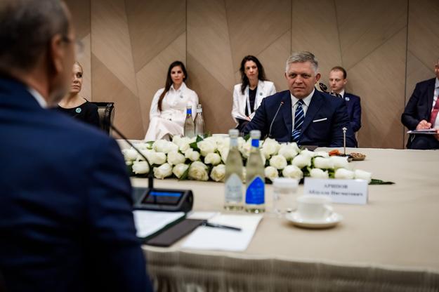 Prime Minister Robert Fico during his visit to Uzbekistan on 9–10 June 2025